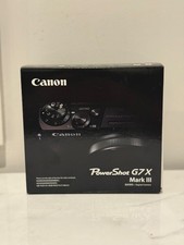 Canon PowerShot G7 X Mark III 20.1MP Point  Shoot Digital Camera NEW Black