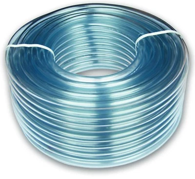 DT Clear flexible pvc hose/tube/pipe,all sizes,& lengths,fish,air,fuel,water,