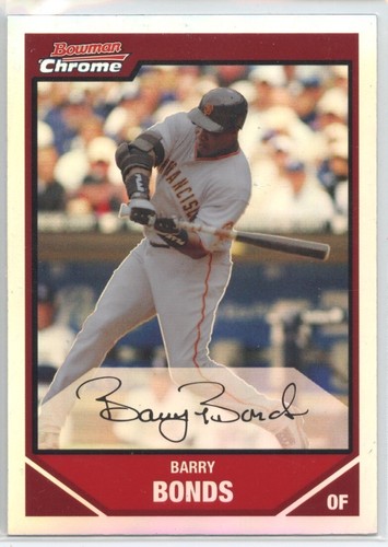 2007 Bowman Chrome - BARRY BONDS - Refractor #237 - GIANTS