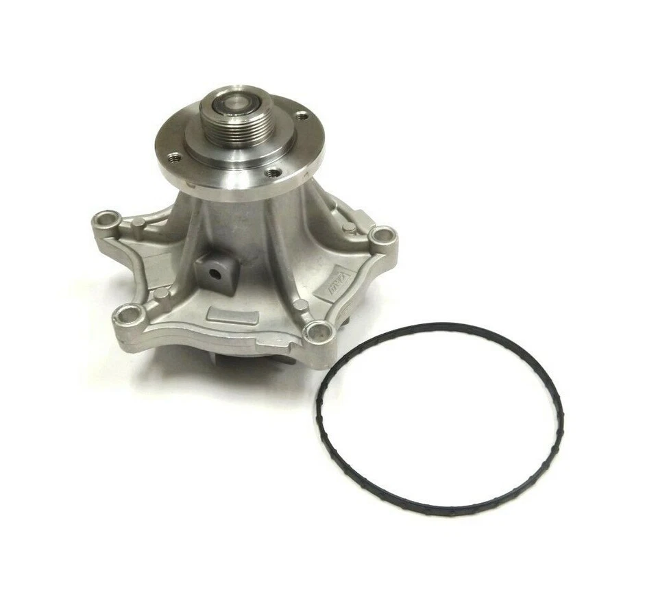 Bomba de agua OAW F3000 para 08-10 Ford 6,4 L Powerstroke diésel impulsor de metal Foto 4 de 4