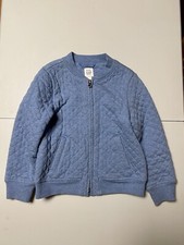 Baby GAP Girls Zip Up Blue Bomber Jacket with Pockets, size 5 Years