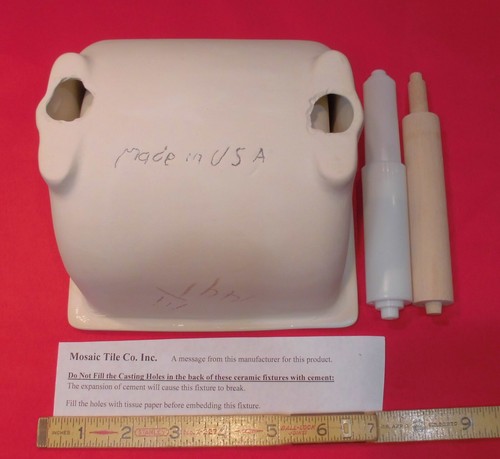 KOHLER WHITE: Ceramic New Stock...full Recessed Toilet Paper Holder, MADE IN USA - Picture 20 of 21