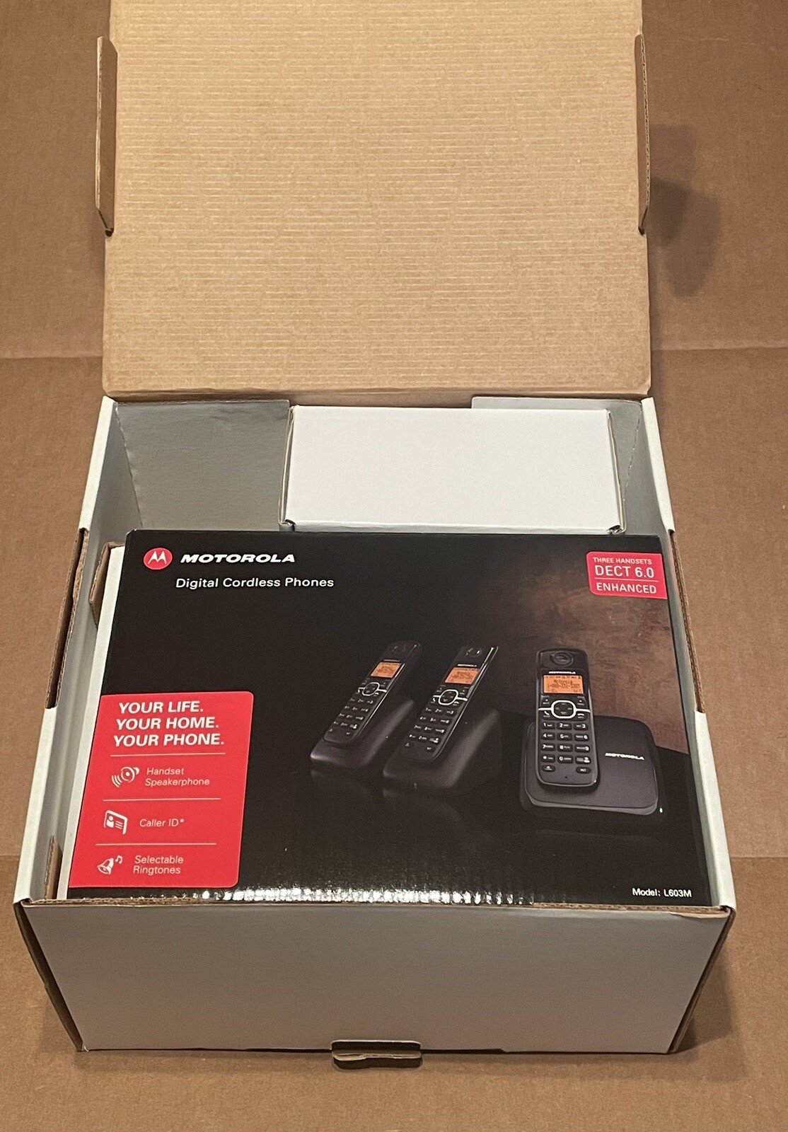 MOTOROLA VONAGE WHOLE HOUSE PHONE KIT DECT 6.0 CORDLESS PHONE SYSTEM