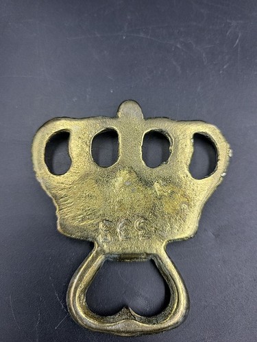 Vintage Brass Crown Bottle Opener - Bild 2 von 4