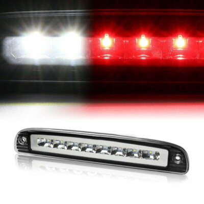 For 1997-2007 Dodge Dakota Chrome Housing LED 3RD Third Rear Brake Stop Light