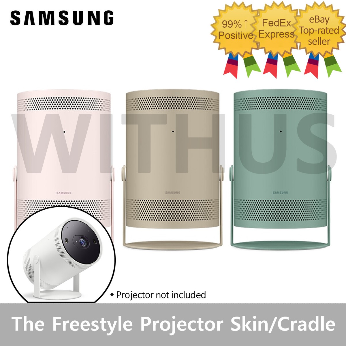 SAMSUNG The Freestyle Projector Skin Cradle / Pink, Green, Beige