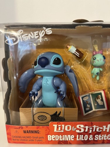 Figurine Lilo & And Stitch Scrump Bedtime + accessori - Hasbro 2002 BITB sigillate - Foto 2 di 16