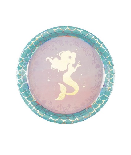 Creative Converting, IRIDESCENT LUNCHEON PLATE, 8 Ct