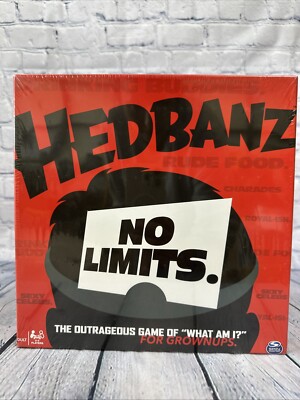 HEADBANZ NO LIMITS Game for Adults - Outrageous of ''What Am I'' NEW SEALED