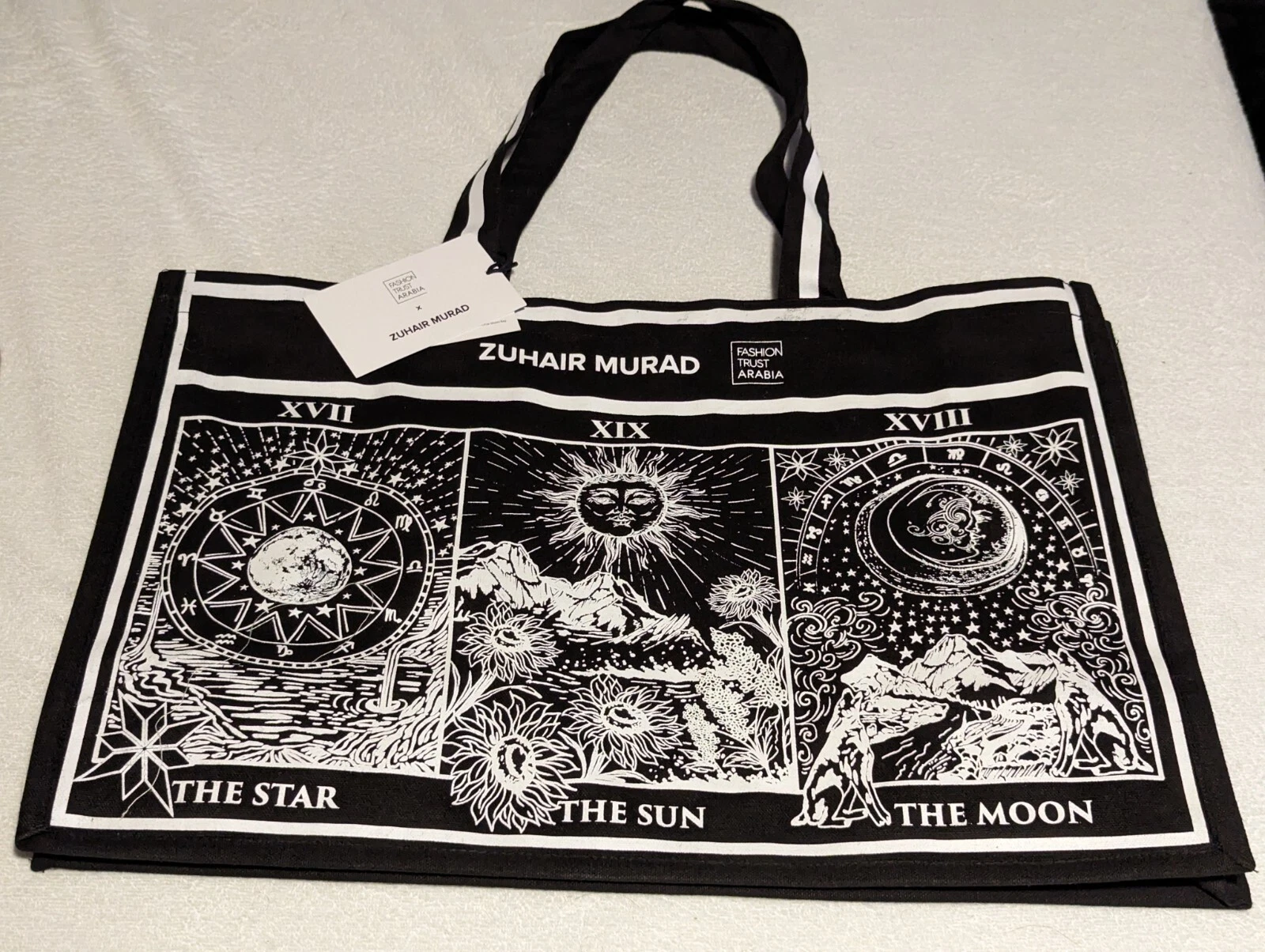 Grand sac fourre tout en toile ZUHAIR MURAD NEUF AVEC ÉTIQUETTES   avec porte clés crayon DIOR Valentino