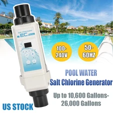 Up to 10600-26000Gallon SPA Electrolyzer Swimming Pool Generator System US