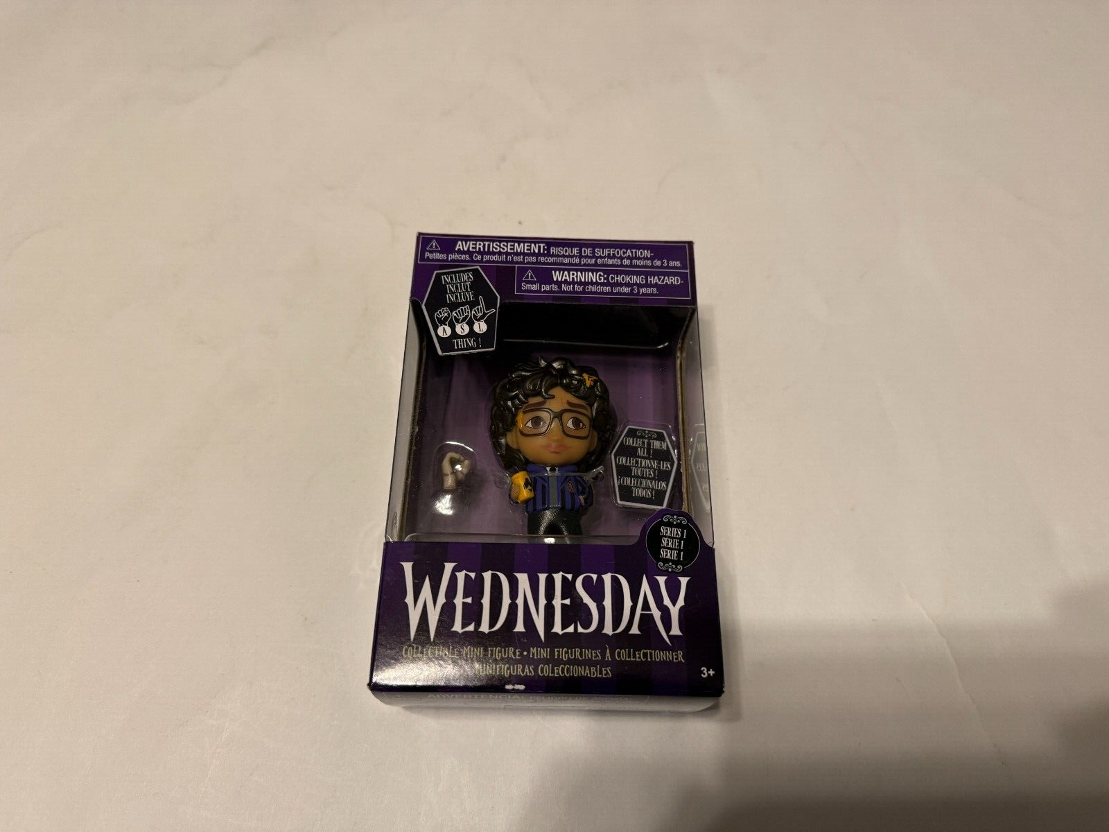 Wednesday Addams Eugene Ottinger Collectible mini figure with Thing 2.5