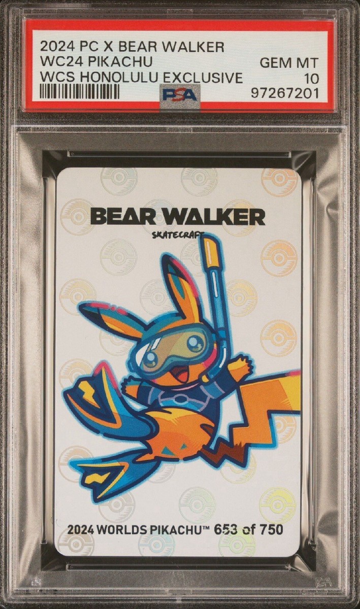 WCS 2024 ホノルル　スケートボード Bear Walker x ポケモン WCS 2024 ホノルルスケートボード Bear Walker x ポケモン