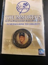 MICKEY MANTLE THE IMMORTALS MEDALLION NEW YORK POST