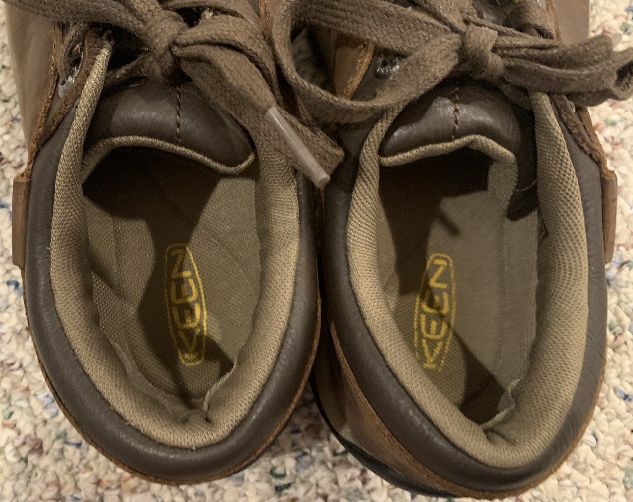 KEEN Scarpe stringate da trekking da donna appassionate pelle marrone taglia 7