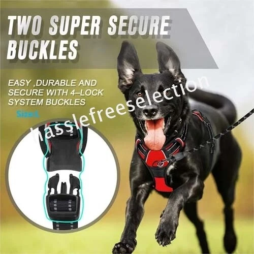 Adjustable No-pull Outdoor Harness Vest S-XL Front Range Mesh Puppy Dog Pet - image 4 of 4