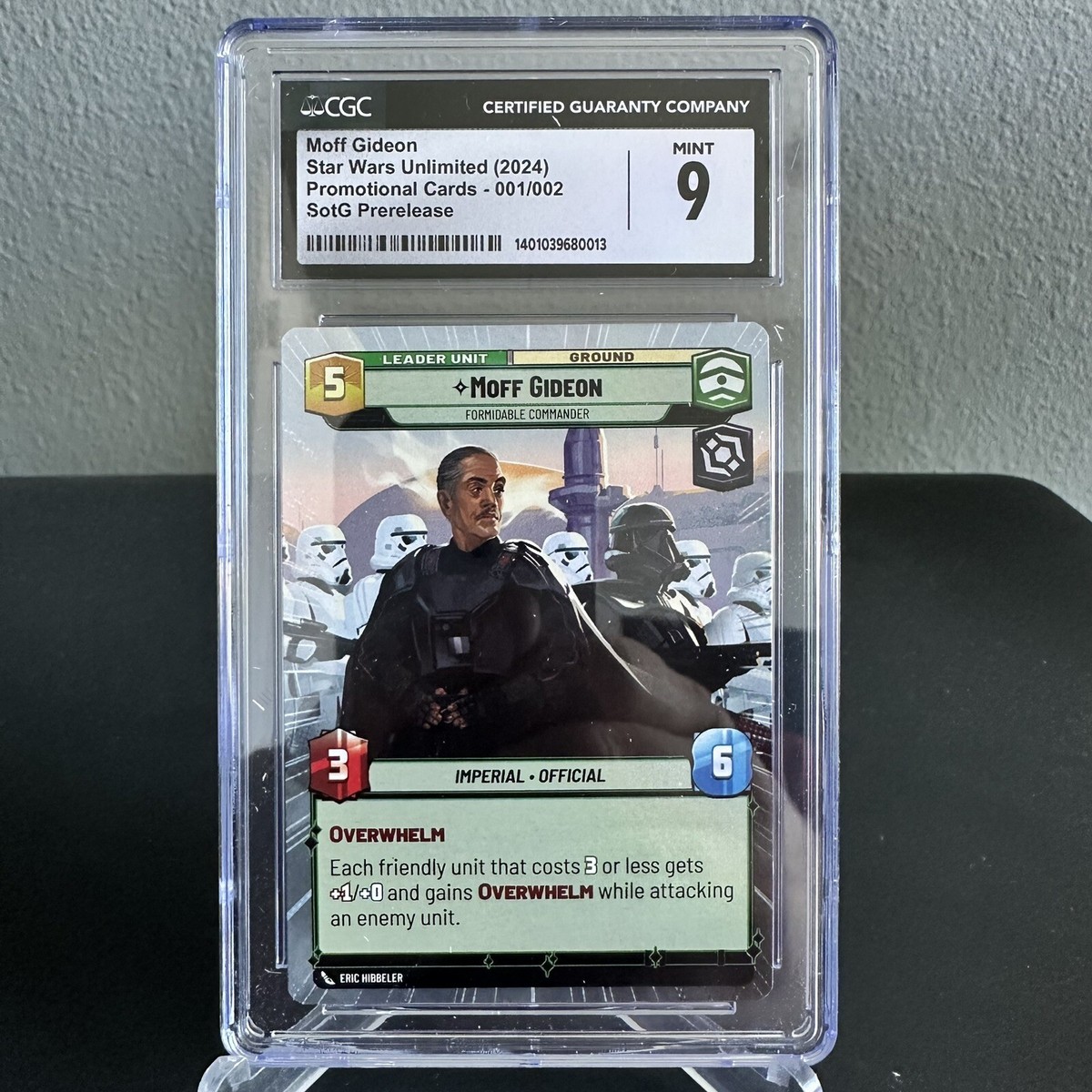 その他 STAR WARS UNLIMITED Moff Gideon Showcase SHD] Showcase Moff Gideon Formattable Commander : r