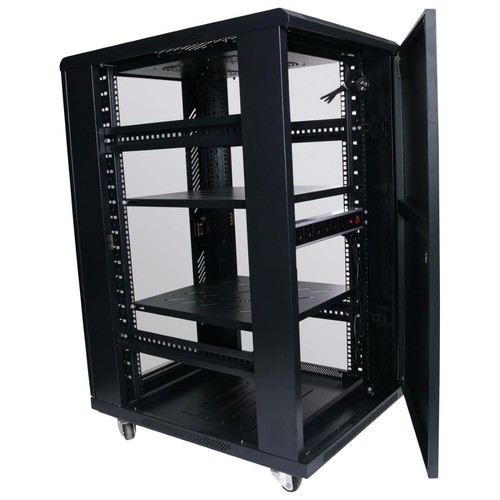 22RU 600mm wide x 800mm Deep Freestanding Server Rack - Picture 4 of 6
