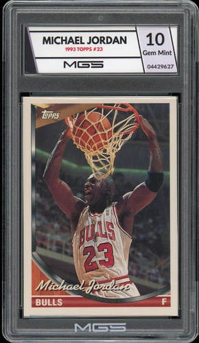 1993 Topps #23 Michael Jordan MGS GRADED 10 Gem Mint Chicago SUPERSTAR HOF