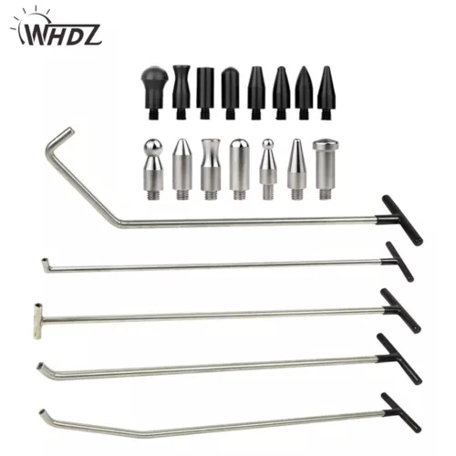 WHDZ 5 pcs Car Dent Repair Kits Paintless Puller Rods Removal Tools Auto body