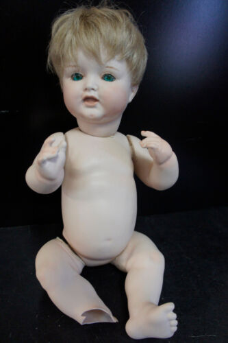 Vintage echte Vernon Seeley Keramik Puppe Körper & Kopf ZUR REPARATUR - Bild 1 von 13