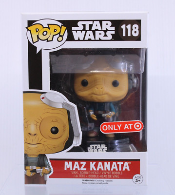 E5 Funko Pop Star Wars MAZ KANATA Target Exclusive Vinyl Figure 118