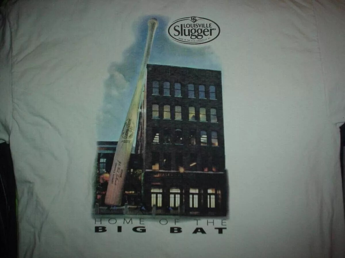 Louisville Slugger Baseball Museum Home Of Big Bat Vintage XL T-Shirt