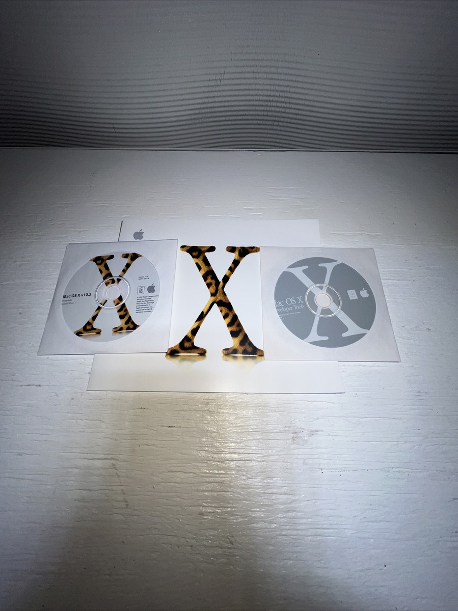 Apple Mac OS X v10.2 Upgrade Install, Developer Tools and Info