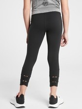 Athleta Girl Chit Chat Cinch Capri Leggings M Medium 8-10 NWT