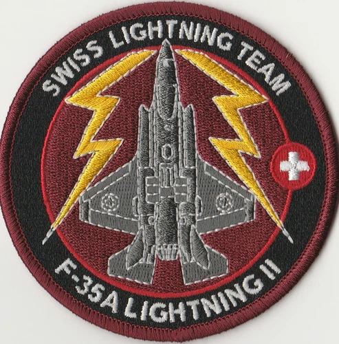 SWISS AIR FORCE F-35A LIGHTING II SWISS TEAM Stoff  limit.rar Leuchtet.