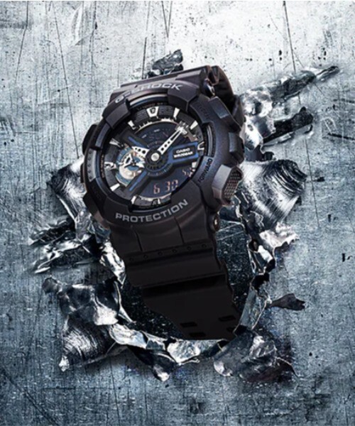 CASIO G-SHOCK GA-110 ブラック 腕時計(箱付き) CASIO G-SHOCK GA-110-1BJF BIG CASE Black men Watch New in B | eBay
