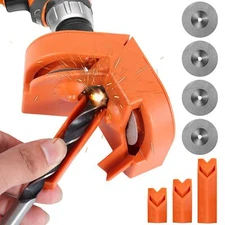 Drill Bit Sharpener Multipurpose Drill Bit Grinding Sharpener for All Bits El...