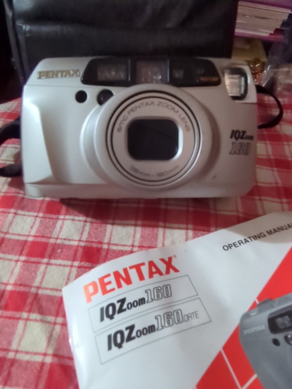 Pentax IQZoom 160 35mm Point and Shoot Film Camera Not Tested. eBay