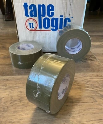 *3 ROLLS* | Tape Logic™ 3-in x 60-yds Camo Green 10mm Thick HEAVY DUTY Duct Tape