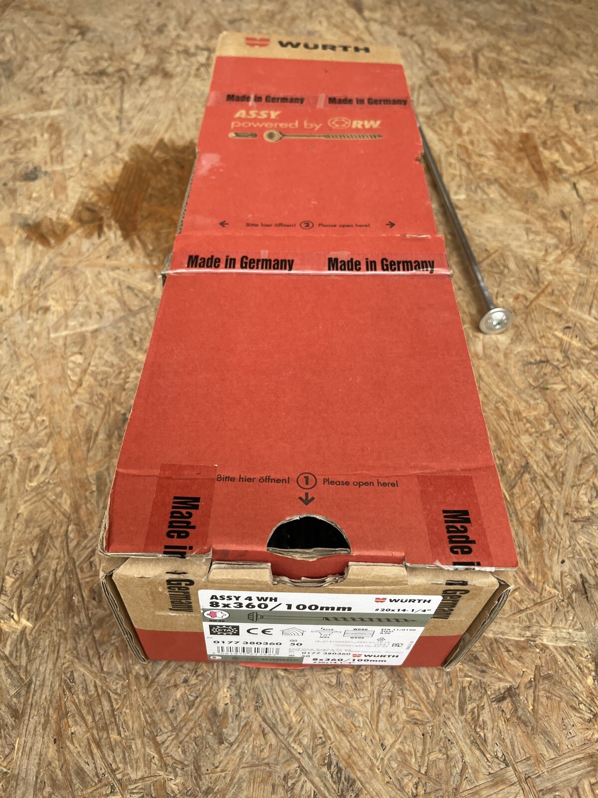 10 Stück Würth Assy Tellerkopfschrauben 8x360 0177 380 360 | eBay