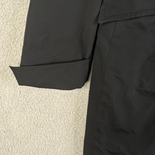Cappotto Takeo Kikuchi uomo grande nero 4 lunghezza media fodera rimovibile colletto bottone - Foto 5 di 20