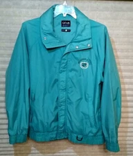 Michigan State Spartans Gear For Sports Coat Men's L Large TEAL Boater’s Jacket