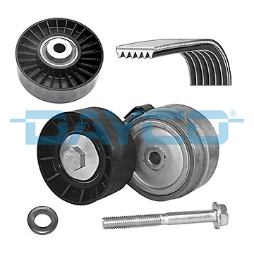 Dayco KPV134 V-Ribbed Belt Set For Alfa Romeo Fiat Lancia-image
