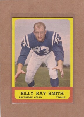 1963 TOPPS FOOTBALL BILLY RAY SMITH ROOKIE #9 COLTS EX+ *A27144