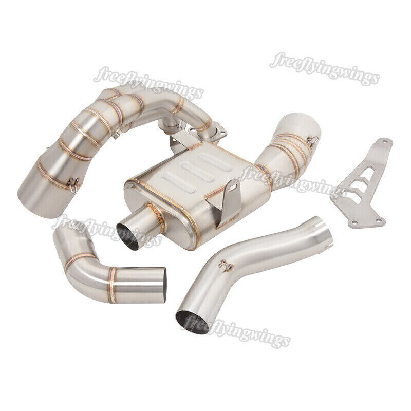 For Yamaha MT-09 FZ09 2021-2023 Exhaust Header Pipe Front Mid Connect Link  Tube