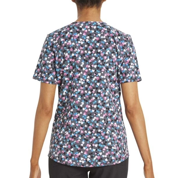 ScrubStar Valentine's Women's Tiny Hearts Top Size Small NWT - Image 3 of 3