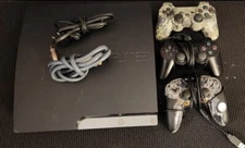 Sony Playstation 3 PS3 Slim Bundle w/ 43 Games, Controllers, Mics