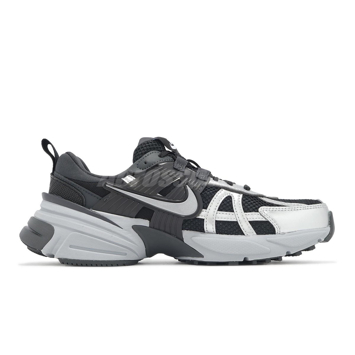 Nike Wmns V2K Run Black Metallic Silver Women LifeStyle