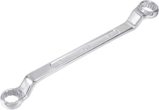 14Mm X 17Mm Metric 12 Point Offset Double Box End Wrench Chrome Plated, Cr-V Ste