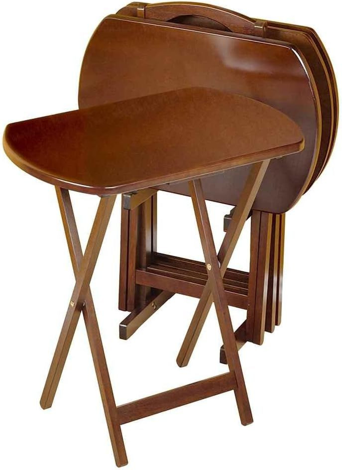 Winsome Wood TV Tray Set Brown 