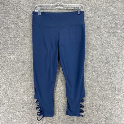 Threads 4 Thought Leggings Women M Meidum Blue Pull On Mid Rise Elastic Waist