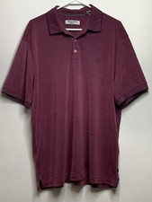 Tommy Bahama Men Size XL Maroon Island Zone Polo Shirt Damaged