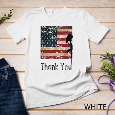 Memorial Day Thank you Honor Our Warriors T-shirt Unisex T-shirt
