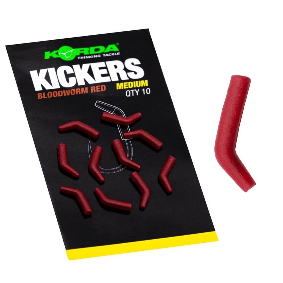 Korda Kickers Bloodworm Red Medium Carp Fishing Rig Making Material