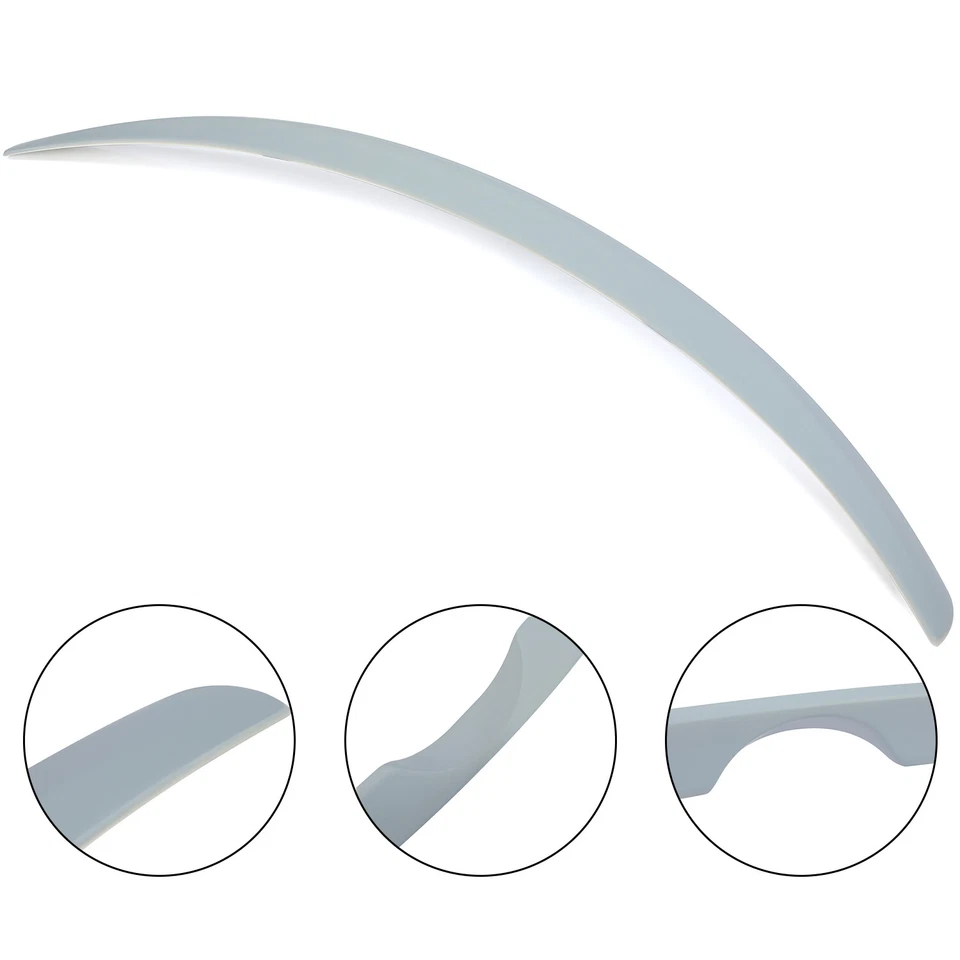 KUAFU For Toyota Yaris (iA) Sedan 2016-2020 Rear Trunk Lip Spoiler Wing Gray - Imagem 3 de 4